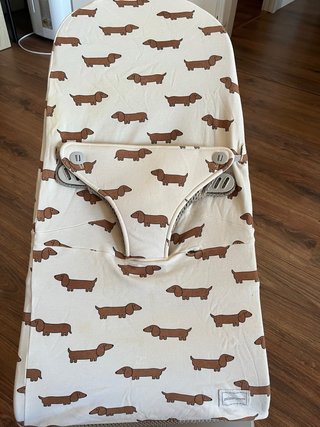 Hamaca Bebé BabyBjörn + funda Minicoton + juguete