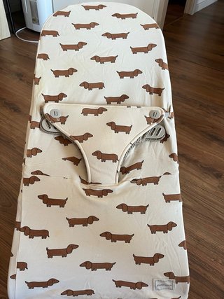 Hamaca Bebé BabyBjörn + funda Minicoton + juguete