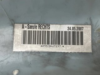 Moldura Pilar A derecho Audi A3 03-13