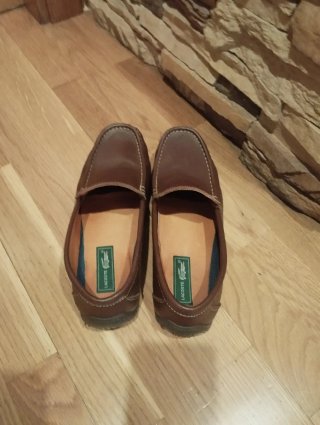 Náuticos de piel Lacoste