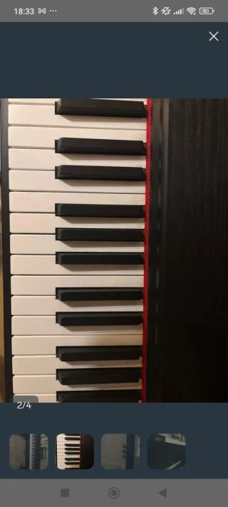 Piano Digital PROKEYS S-55 BK 88 Teclas