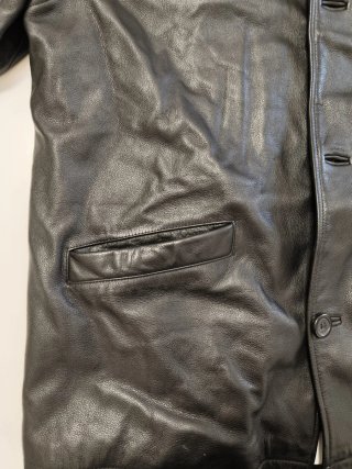 Giacca in pelle Barisal uomo nera