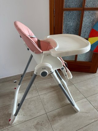 Trona bebé rosa