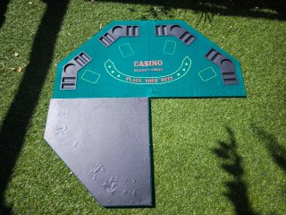 Mesa de póker plegable
