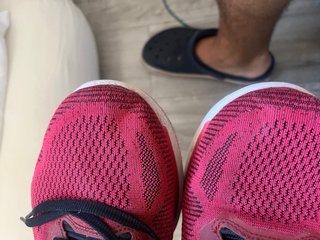 Scarpe Asics Rosse e Nere Taglia 48