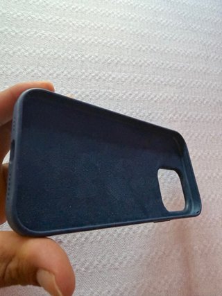 Funda Apple Piel Original Azul
