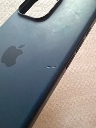 Funda Apple Piel Original Azul