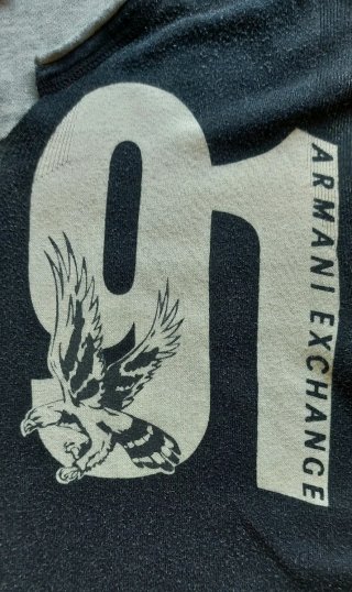 Armani Exchange Camiseta vintage Manga Larga XXL