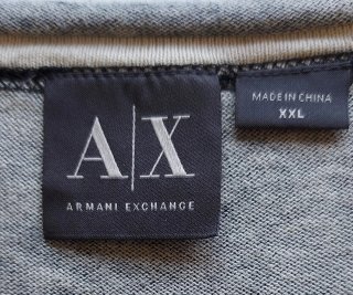 Armani Exchange Camiseta vintage Manga Larga XXL