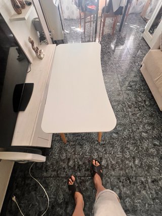 Mesa Nórdica Blanca Multiusos
