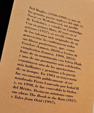 ⚡️"Cartas de cumpleaños", Ted Hughes; Lumen.
