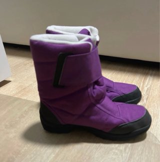 Botas de nieve Quechua moradas