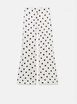 Zara Pantalón satinado lunares