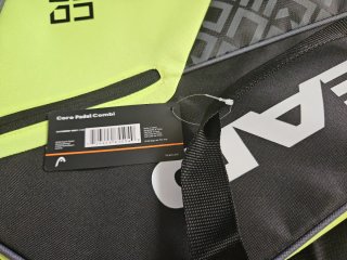 Paletero Padel Head Core Negro/Lima