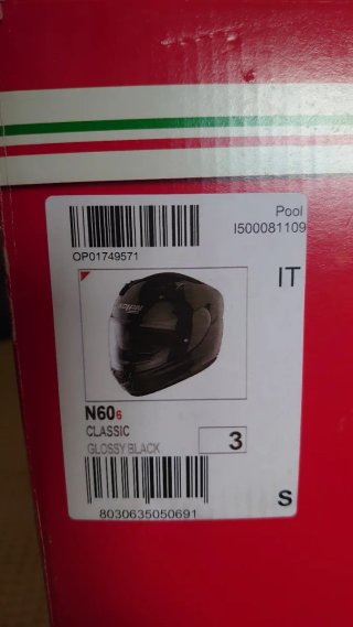 Casco Nolan N60-6 Negro Brillo