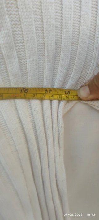 Jersey blanco de punto