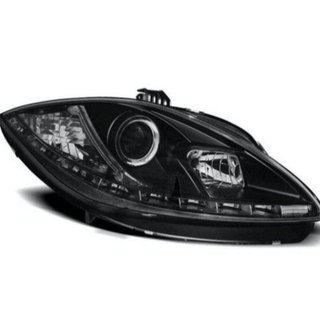 Pareja de Faros delanteros para Seat Leon 09-12 co