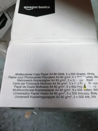 Papel Multiusos A4 Amazon Basics 80g