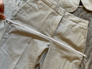 Traje Zara Gris Chaqueta y Pantalón
