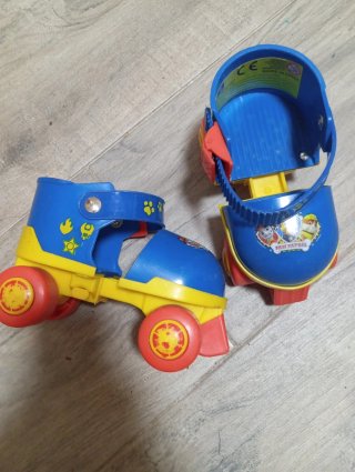 Patines,Casco,rodilleras y coderas Paw Patrol