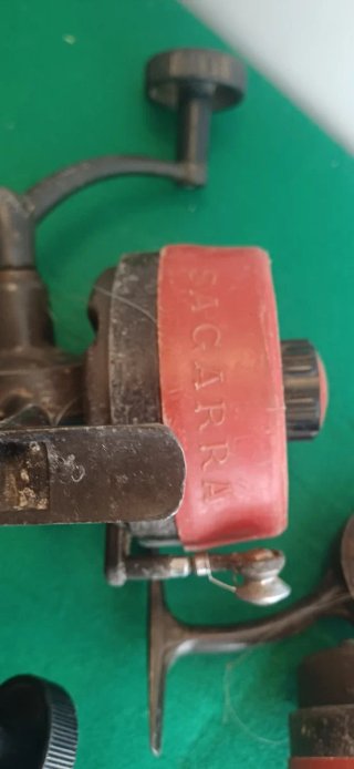 Lote 4 carretes pesca antigua Sagarra SUPER