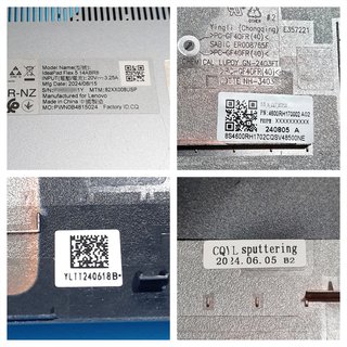Carcasa inferior Lenovo Flex 5 14ABR8 Gris/Azul