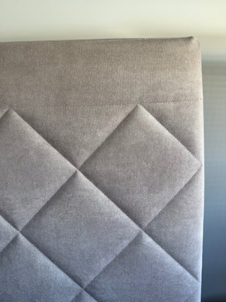 Cabecero de Cama Tapizado Beige