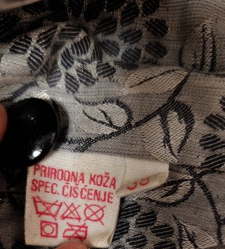Giacca pelle nera donna