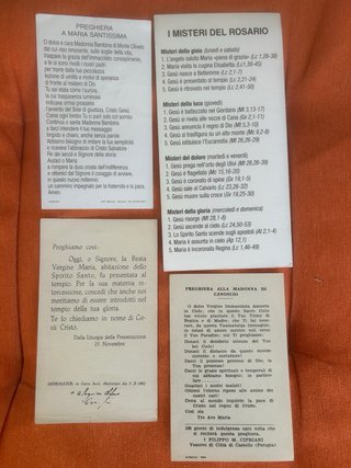 13 Santini di Maria Vergine