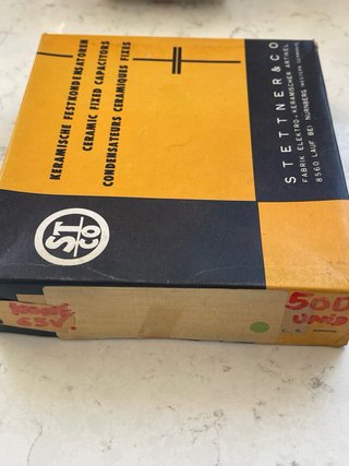 Stettner Western Germany – 500 condensadores vinta