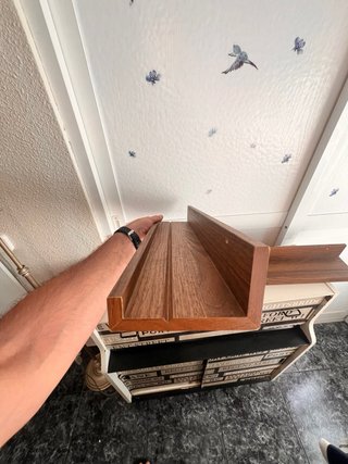 2 Estantes de madera para marcos ó decoracion