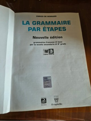 Libro La Grammaire par Étapes