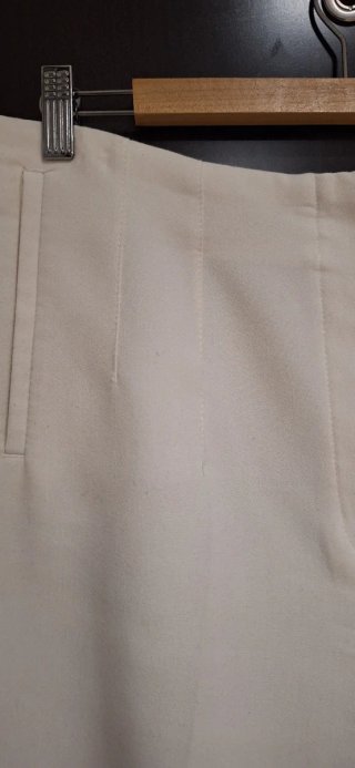 Pantalón Zara Tiro Alto Blanco