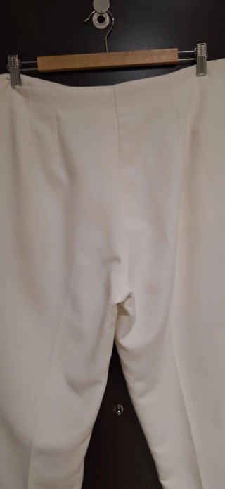 Pantalón Zara Tiro Alto Blanco