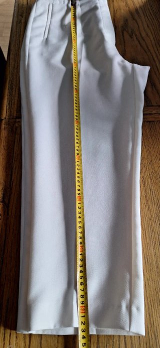 Pantalón Zara Tiro Alto Blanco