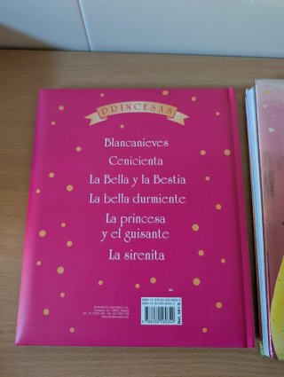 Lote de 2 libros de princesas