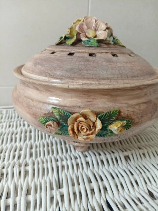 Bombonera Vintage Cerámica Enrique Cases
