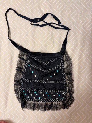 Traje Baturra Niña Negro y Blanco