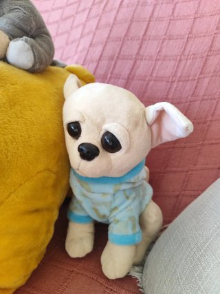Lote 4 peluches perro