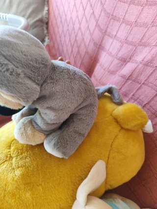 Lote 4 peluches perro