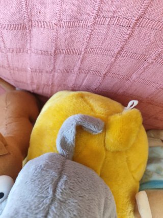 Lote 4 peluches perro