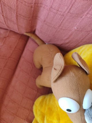 Lote 4 peluches perro