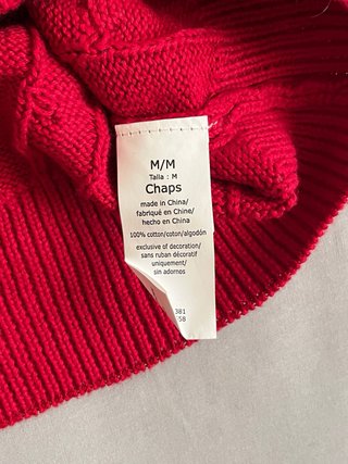 Jersey Chaps Rojo vintage