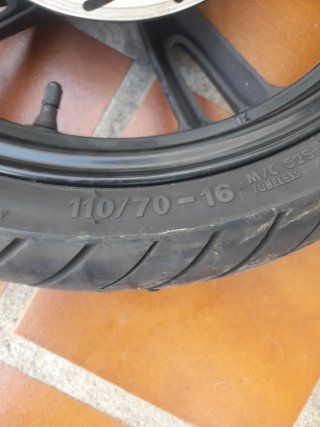 Rueda Trasera Peugeot Tweet 50