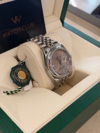 Rolex Datejust Lady 36mm jubilee Esfera Rosa