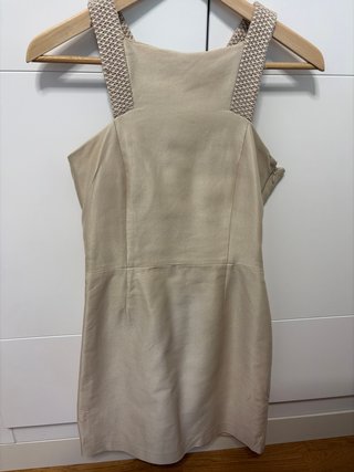 Vestido Tintoretto Beige Fiesta