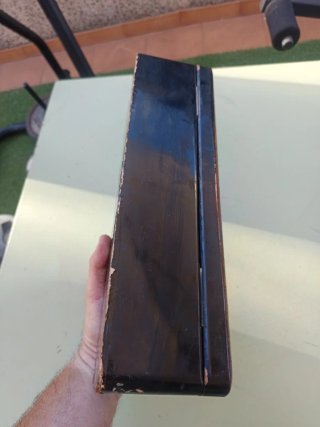 Caja japonesa madera lacada Meiji siglo XIX