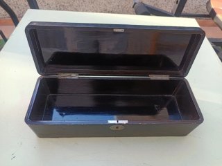 Caja japonesa madera lacada Meiji siglo XIX