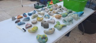 Presas de escalada para rocodromo