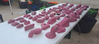 Presas de escalada para rocodromo